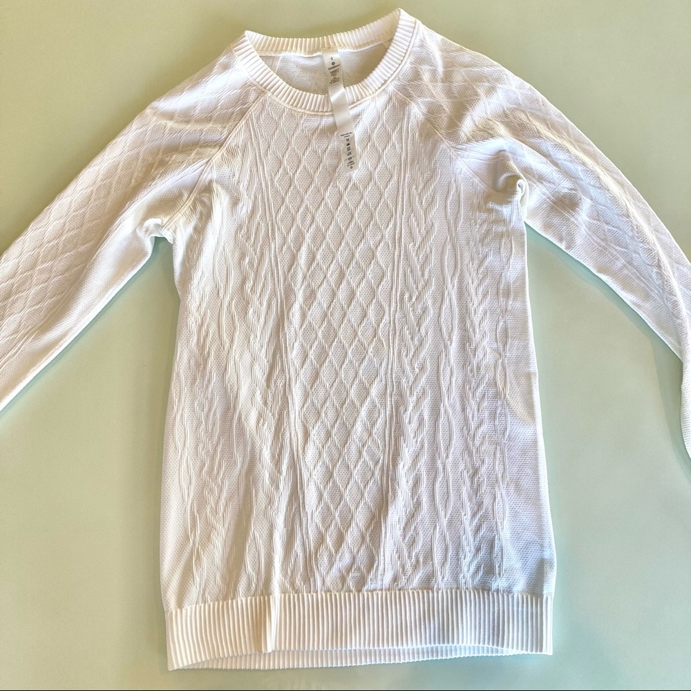 ❗️Closing 1/16 ❗️ Lululemon White Long Sleeve Top